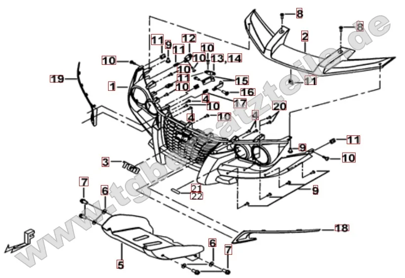 Stoßstange vorne Stoßstange vorne