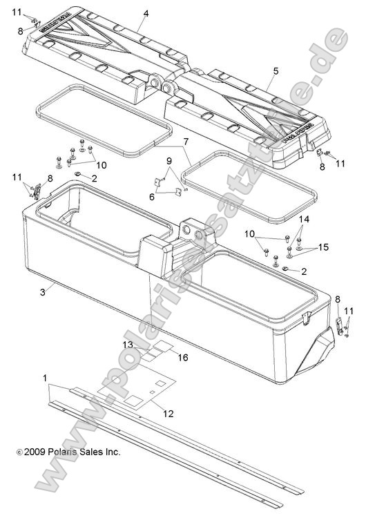 Body, Storage Box, Rear