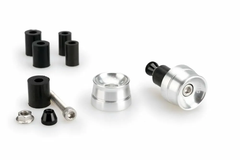 PUIG LENKERENDEN ALUMINIUM MOD.SPEED UNIVERSAL C/SILBER - 21016P