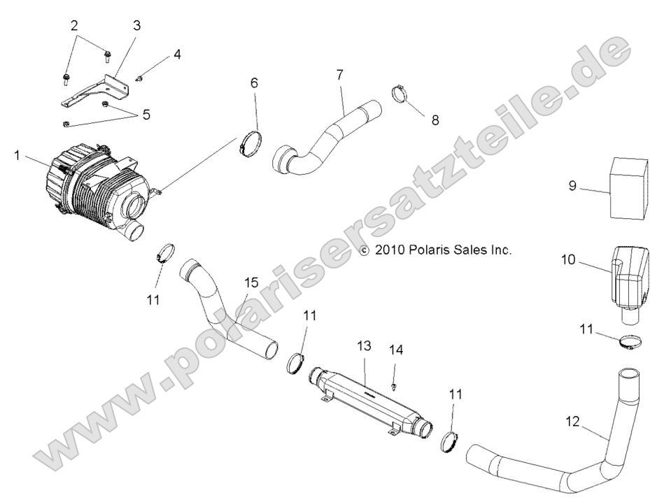 Engine, Air Intake Ducting