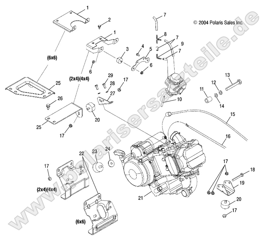 ENGINE MOUNTING