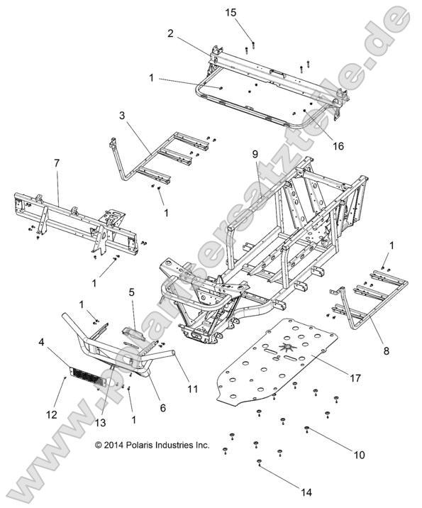 Chassis, Frame and Front Bumper