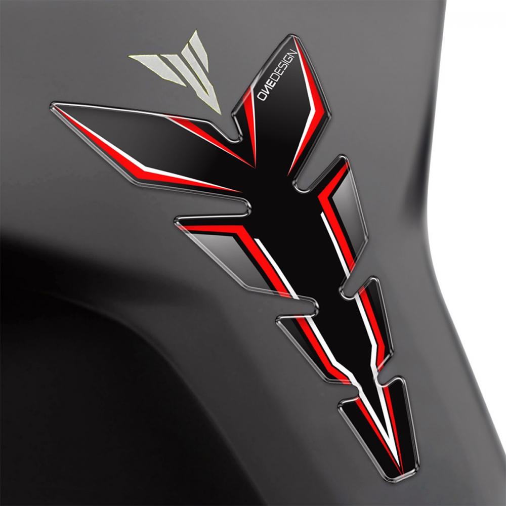 OneDesign Tankpad Moon Slim "schwarz-rot" Design - Universal