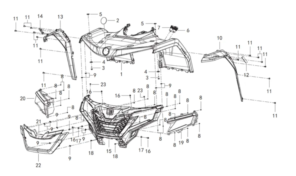 Frontverkleidung Frontverkleidung