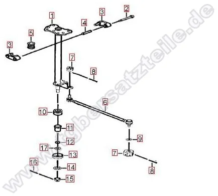 Lenksäule-Spurstange Lenksäule-Spurstange