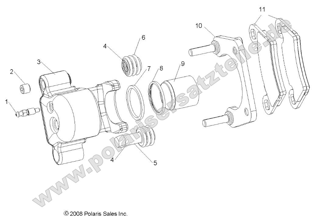 Brakes, Rear Caliper Brakes, Rear Caliper