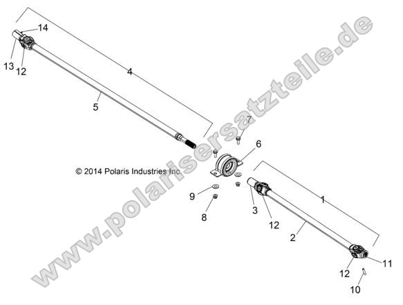 Drive Train, Front Prop Shaft
