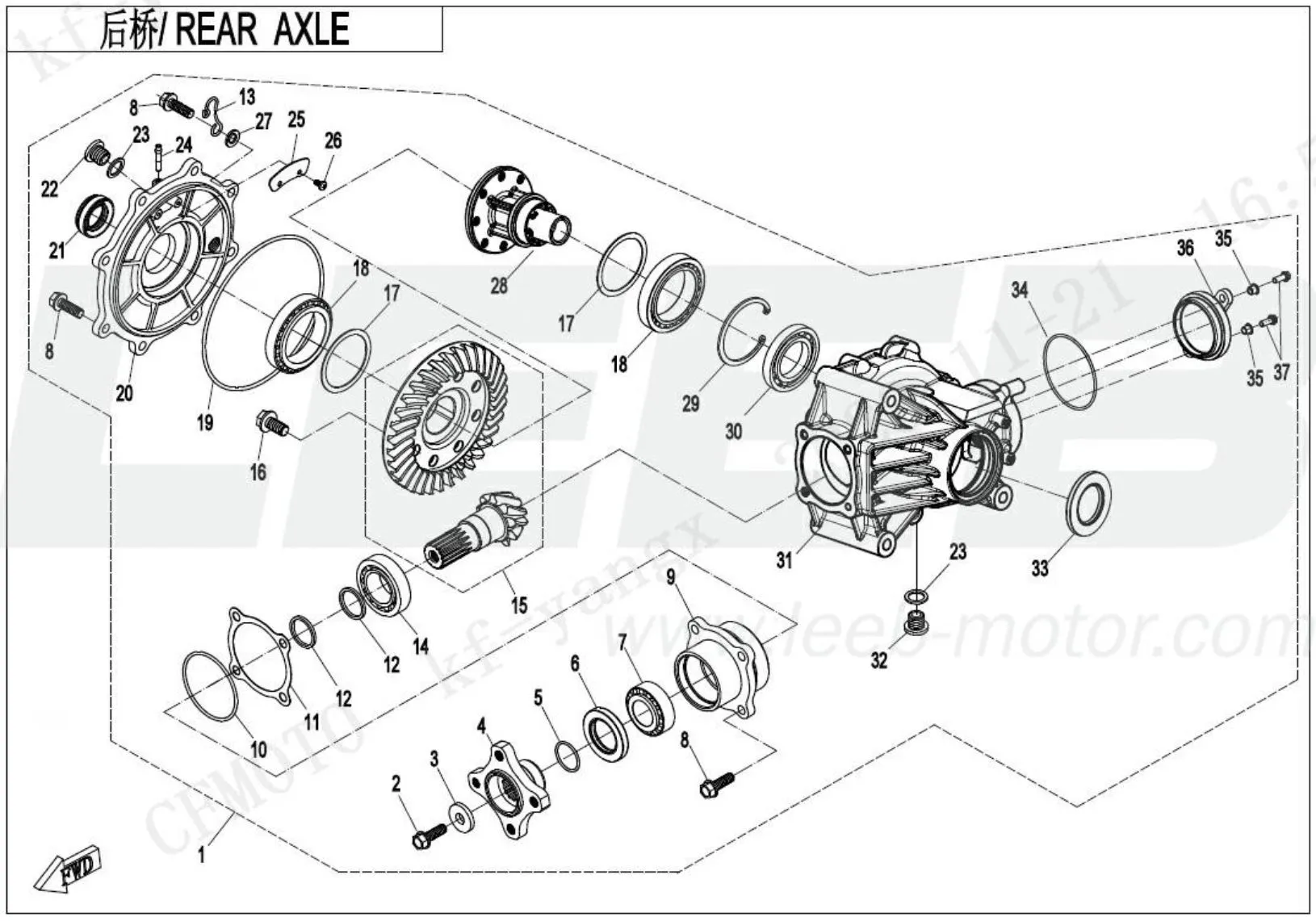 Hinterachsgetriebe Hinterachsgetriebe