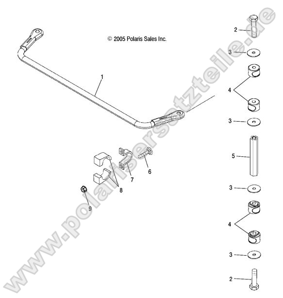 Stabilizer Bar, Rear