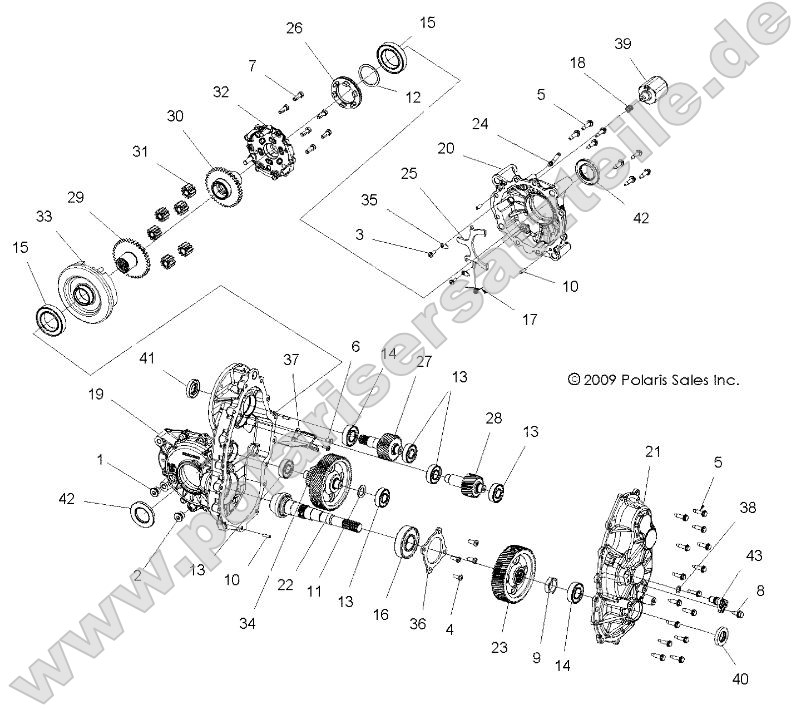 Drive Train, Main Gearcase