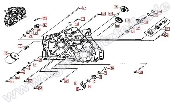 Motorgehäuse links (1) Motorgehäuse links (1)