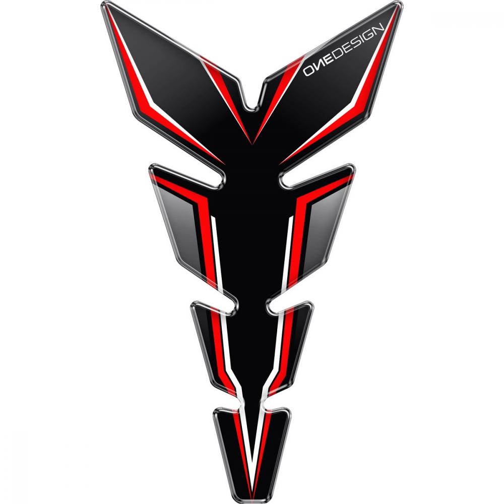 OneDesign_Tankpad_Moon_slim_schwarz_rot_Design___Universal_CGMOS114RP OneDesign Tankpad Moon Slim "schwarz-rot" Design - Universal