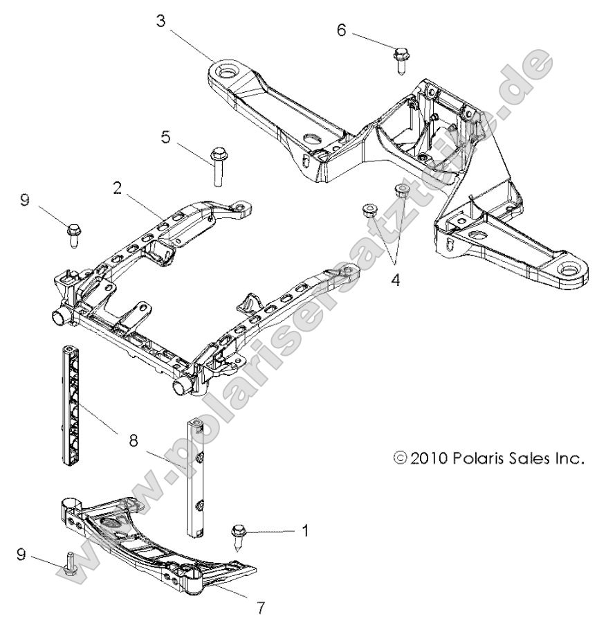 Body, Front Rack Support Body, Front Rack Support