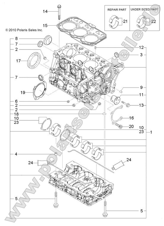Engine, Cylinder Block