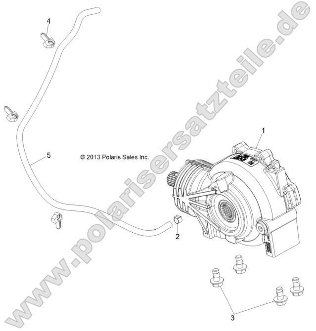 Drive Train, Front Gearcase Mounting Drive Train, Front Gearcase Mounting