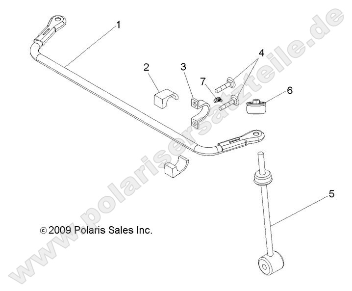 SUSPENSION, REAR STABILIZER BAR