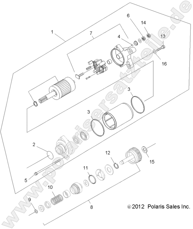 ENGINE, STARTING SYSTEM (Built 10/04/11 and After)