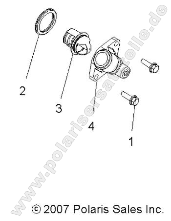 ENGINE, COOLING SYSTEM THERMOSTAT