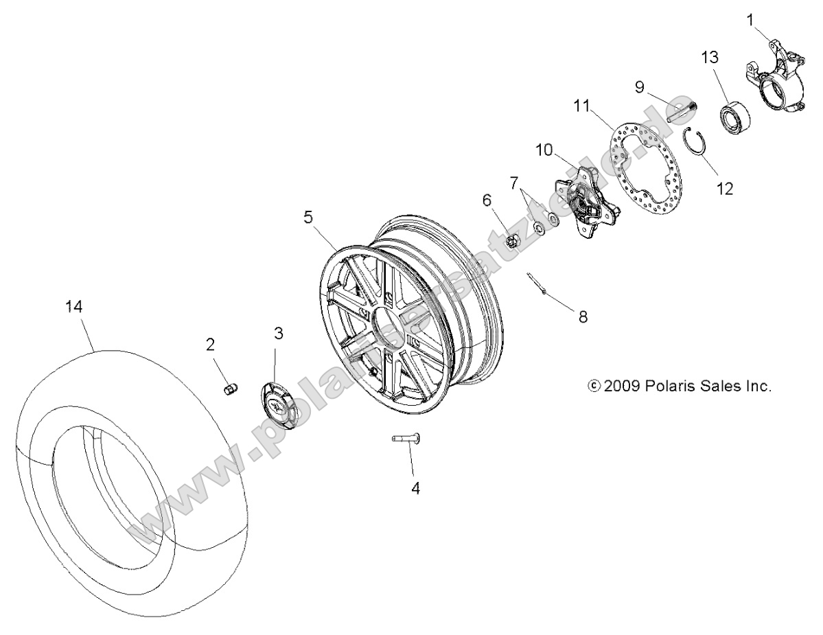 Wheels, Front and Hub Wheels, Front and Hub