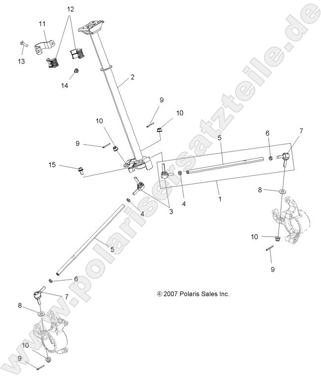 STEERING, STEERING POST ASM.