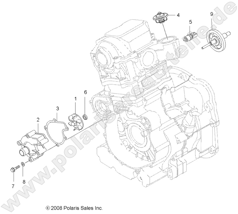 ENGINE, COOLING SYSTEM and WATER PUMP