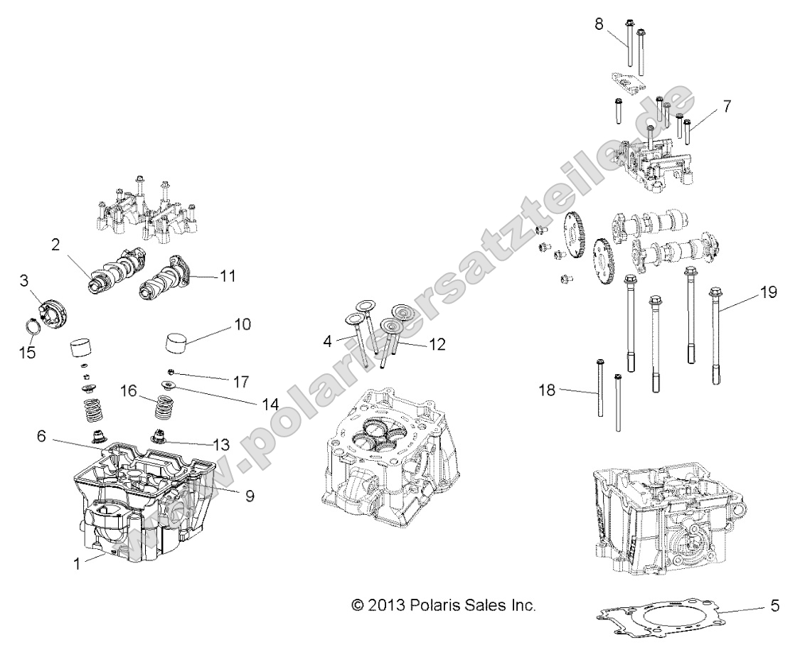 Engine, Cylinder Head, Cams and Valves Engine, Cylinder Head, Cams and Valves
