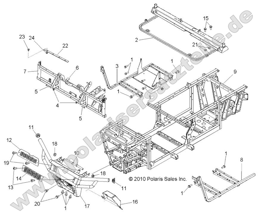 Chassis, Frame and Front Bumper