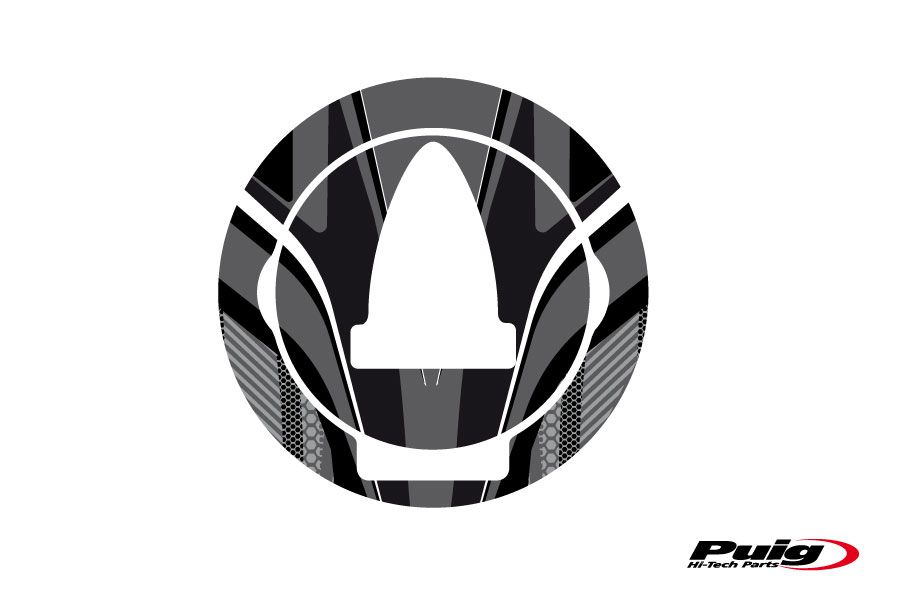 PUIG TANKDECKEL-ABDECKUNG RADICAL APRILIA F/GRAU - 6296U