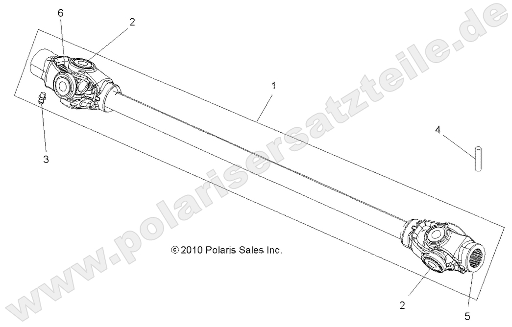 DRIVE TRAIN, PROP SHAFT, FRONT DRIVE TRAIN, PROP SHAFT, FRONT