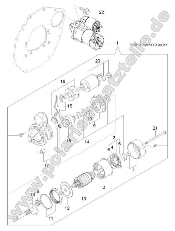 Engine, Starting Motor