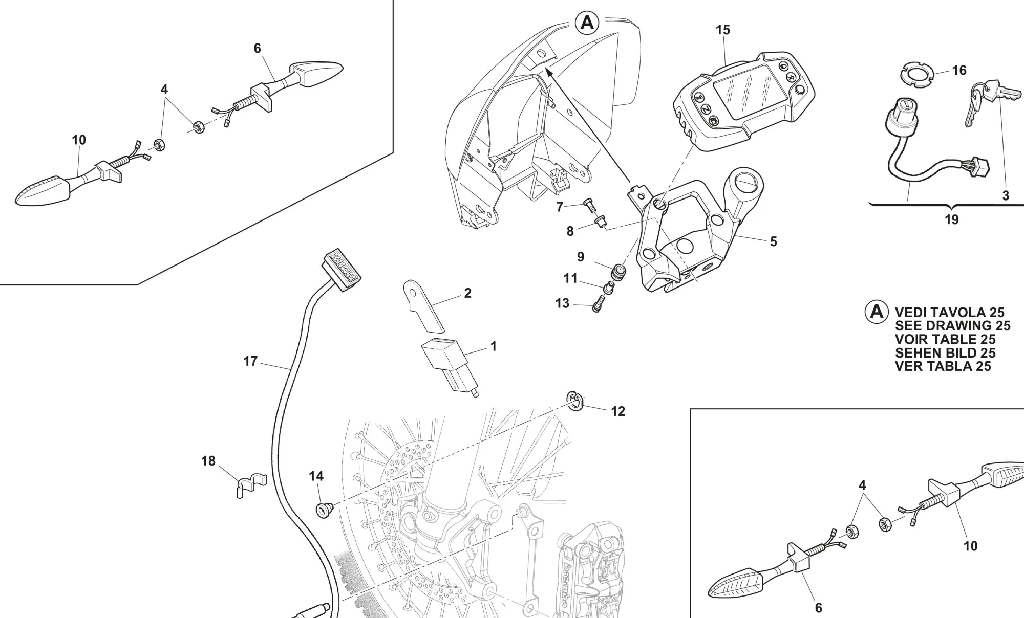 Tachometer / Blinker RS 300 Tachometer / Blinker RS 300