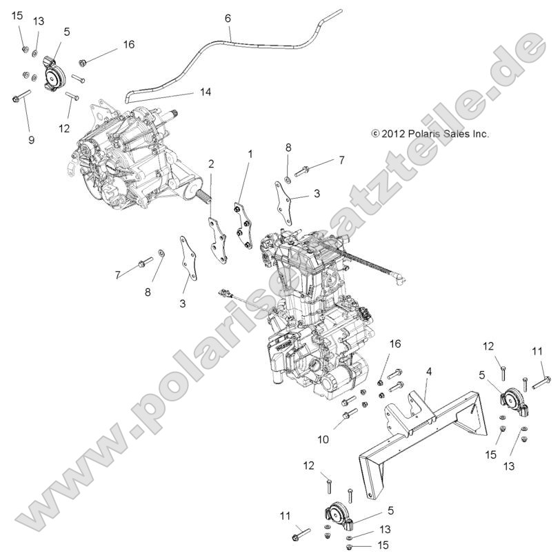Engine, Engine and Transmission Mounting