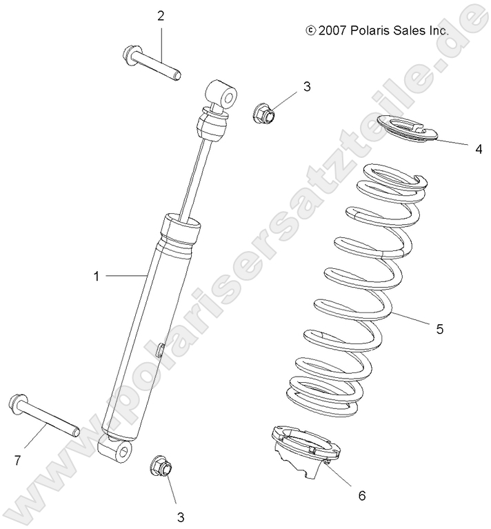 SUSPENSION, SHOCK, REAR