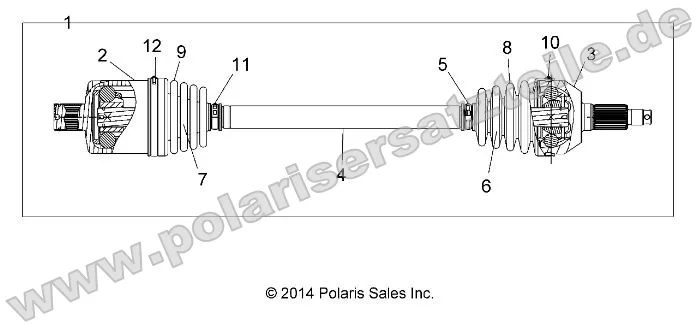 Drive Train, Rear Half Shaft Drive Train, Rear Half Shaft