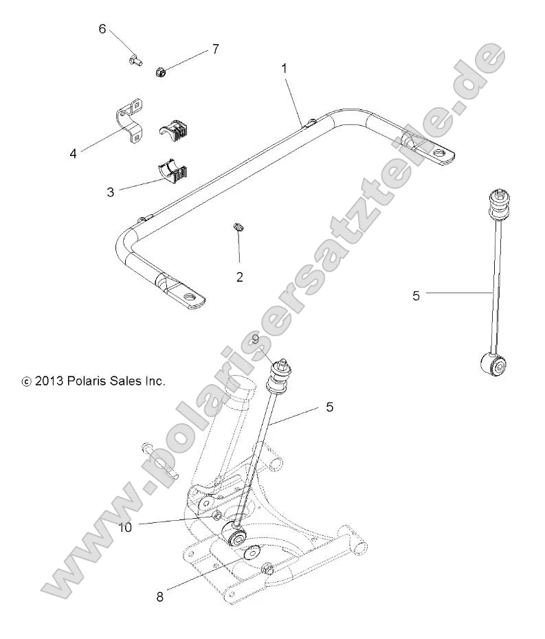 Suspension, Stabilizer Bar, Rear Suspension, Stabilizer Bar, Rear