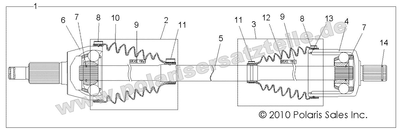 Drive Train, Front Drive Shaft