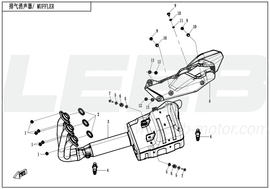 Auspuff / Endschalldämpfer 