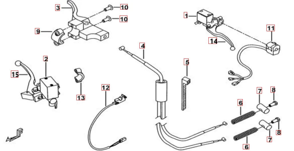 Schalter-Hebel Schalter-Hebel