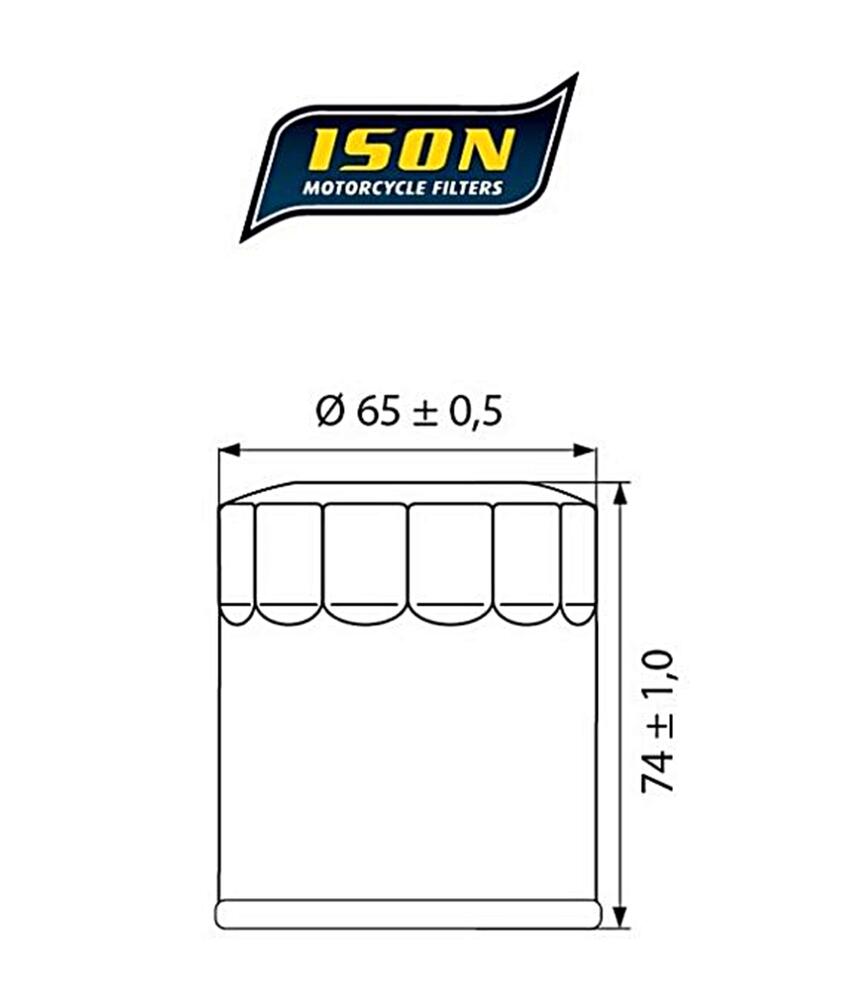 ISON Ölfilter 156 KTM LC4 400 620 625 640 660 Motorräder