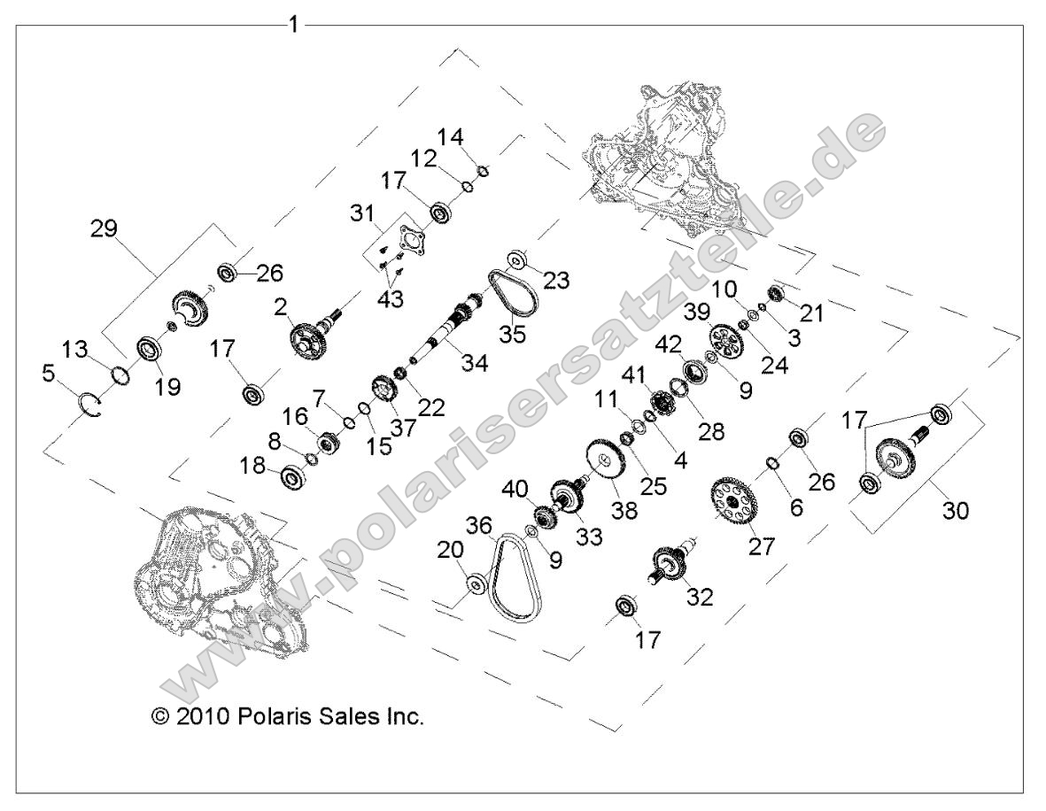 Drive Train, Main Gearcase Internals