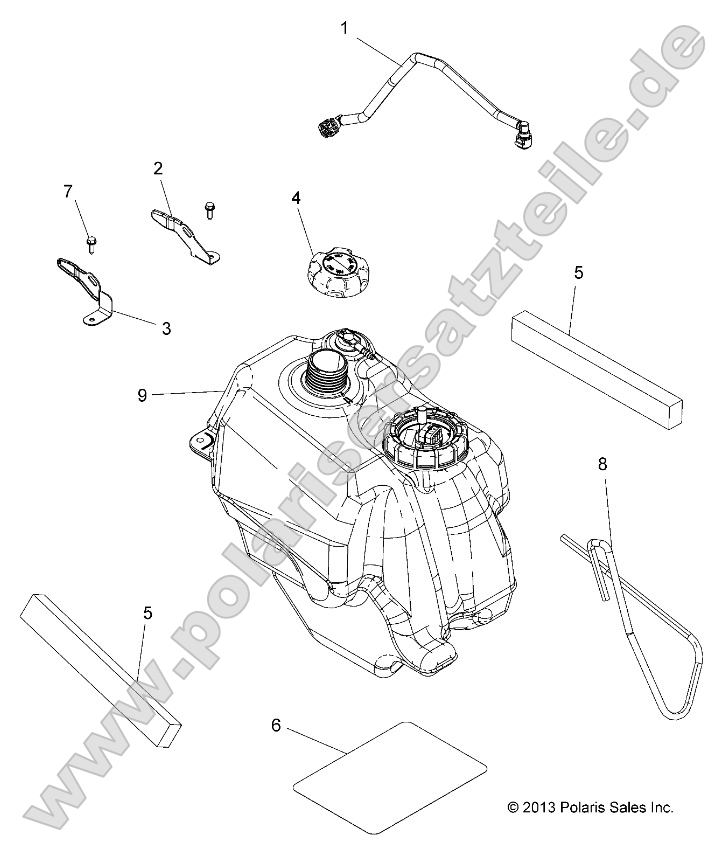 Body, Fuel Tank Asm. Body, Fuel Tank Asm.