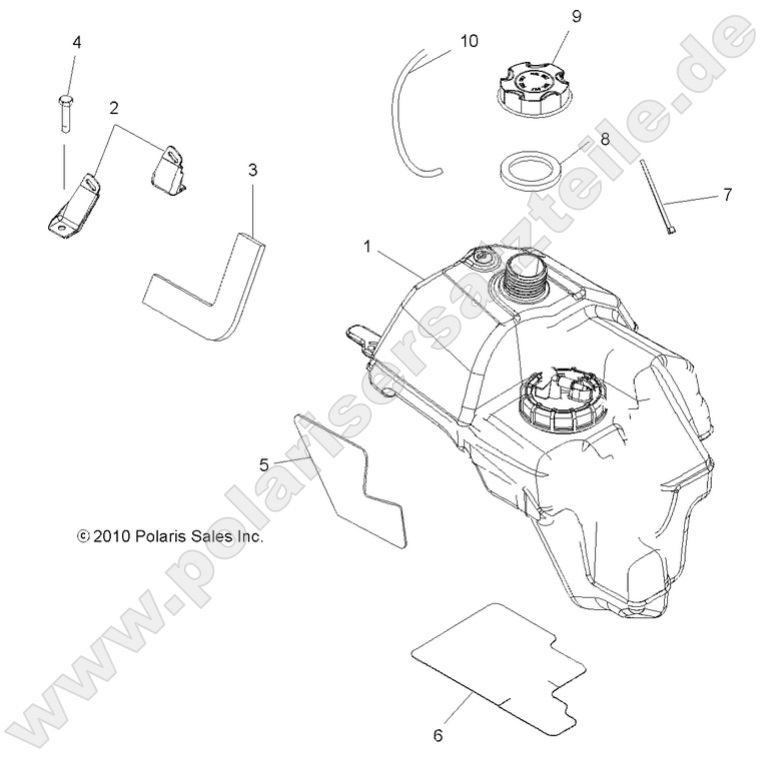 BODY, FUEL TANK ASM.