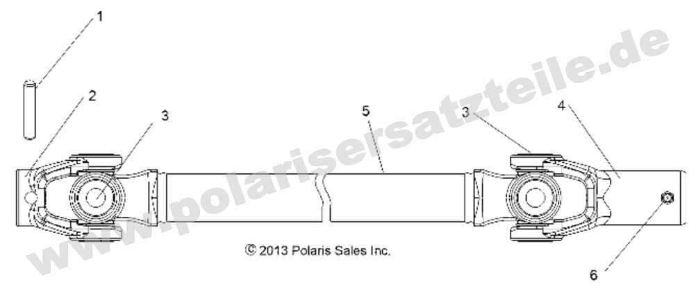 Drive Train, Front Prop Shaft