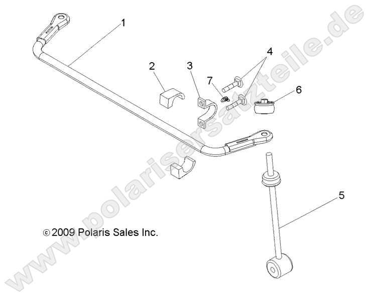 SUSPENSION, REAR STABILIZER BAR