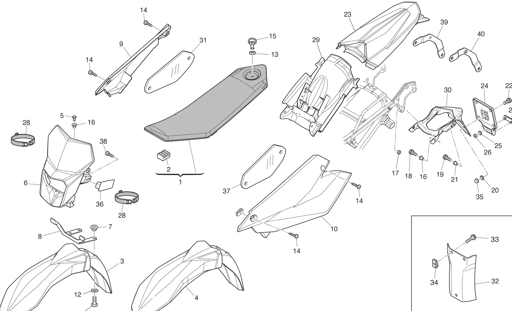 Verkleidung / Sitzbank Verkleidung / Sitzbank