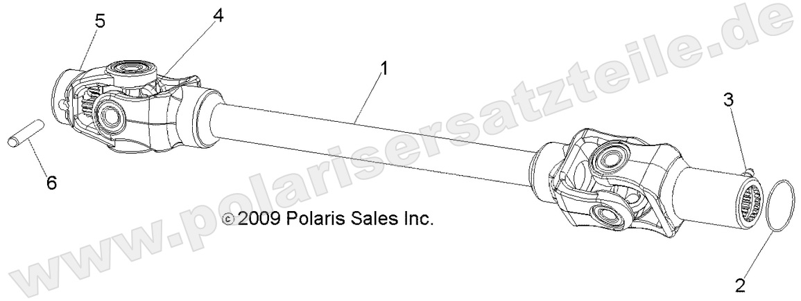 DRIVE TRAIN, FRONT PROP SHAFT DRIVE TRAIN, FRONT PROP SHAFT
