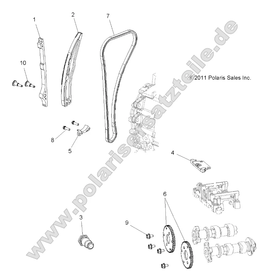 Engine, Cam Chain and Sprocket Engine, Cam Chain and Sprocket