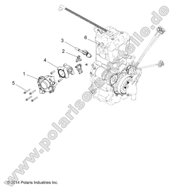 Engine, Throttle Body and Fuel Rail Engine, Throttle Body and Fuel Rail