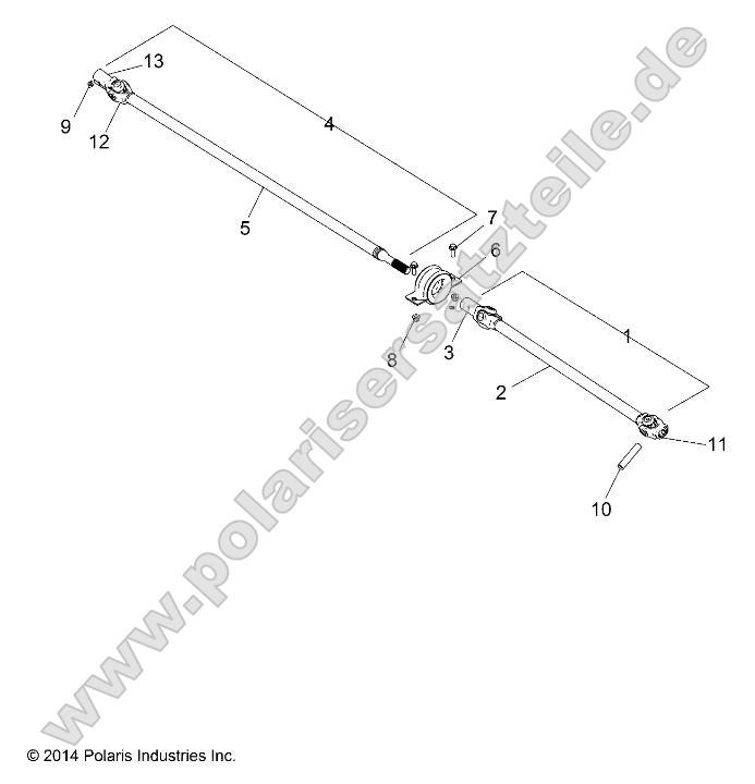 Drive Train, Front Prop Shaft