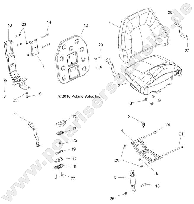 BODY, SEAT, PASSENGER BODY, SEAT, PASSENGER